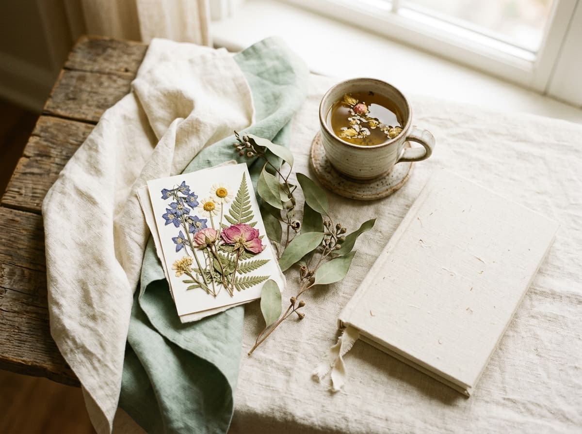 The Postpartum Recovery Guide resting on soft linen